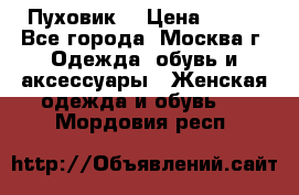 Пуховик  › Цена ­ 900 - Все города, Москва г. Одежда, обувь и аксессуары » Женская одежда и обувь   . Мордовия респ.